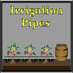 Irrigation pipes for farming and water supply [B41+]