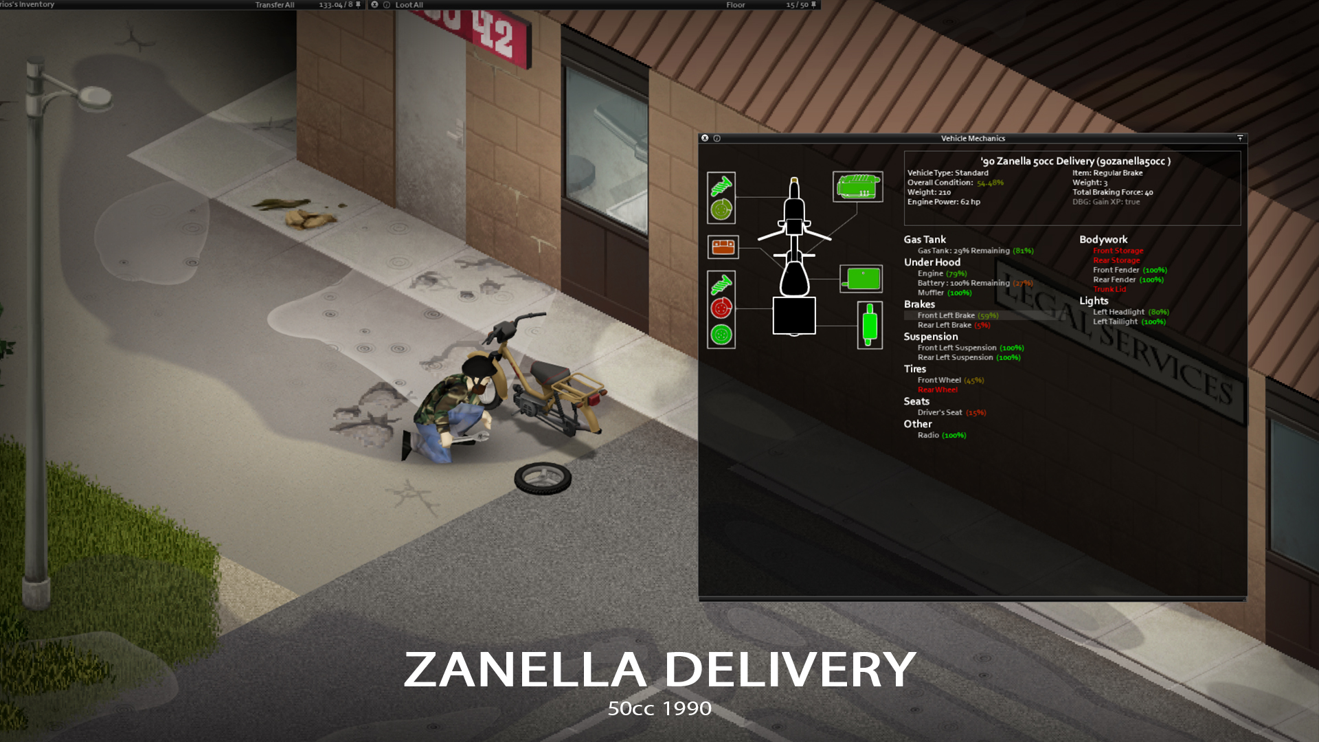 ’90 Zanella 50cc Delivery Scooter — screenshot 4
