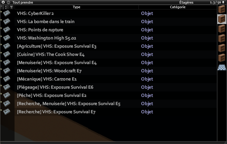Named skill VHS tapes — screenshot 2