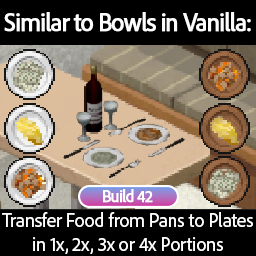 Serving Plates: Make your plates useful for Build 42