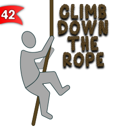 Climb Down the Rope