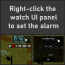 [B41/B42] Right-click Watch To Set Alarm
