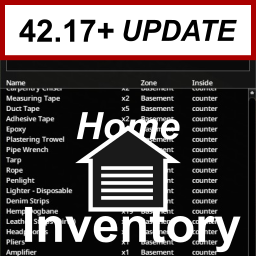 [B42.17+] Home Inventory
