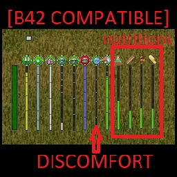 Minimal Display Bars + Nutritions + Discomfort [B41/B42]