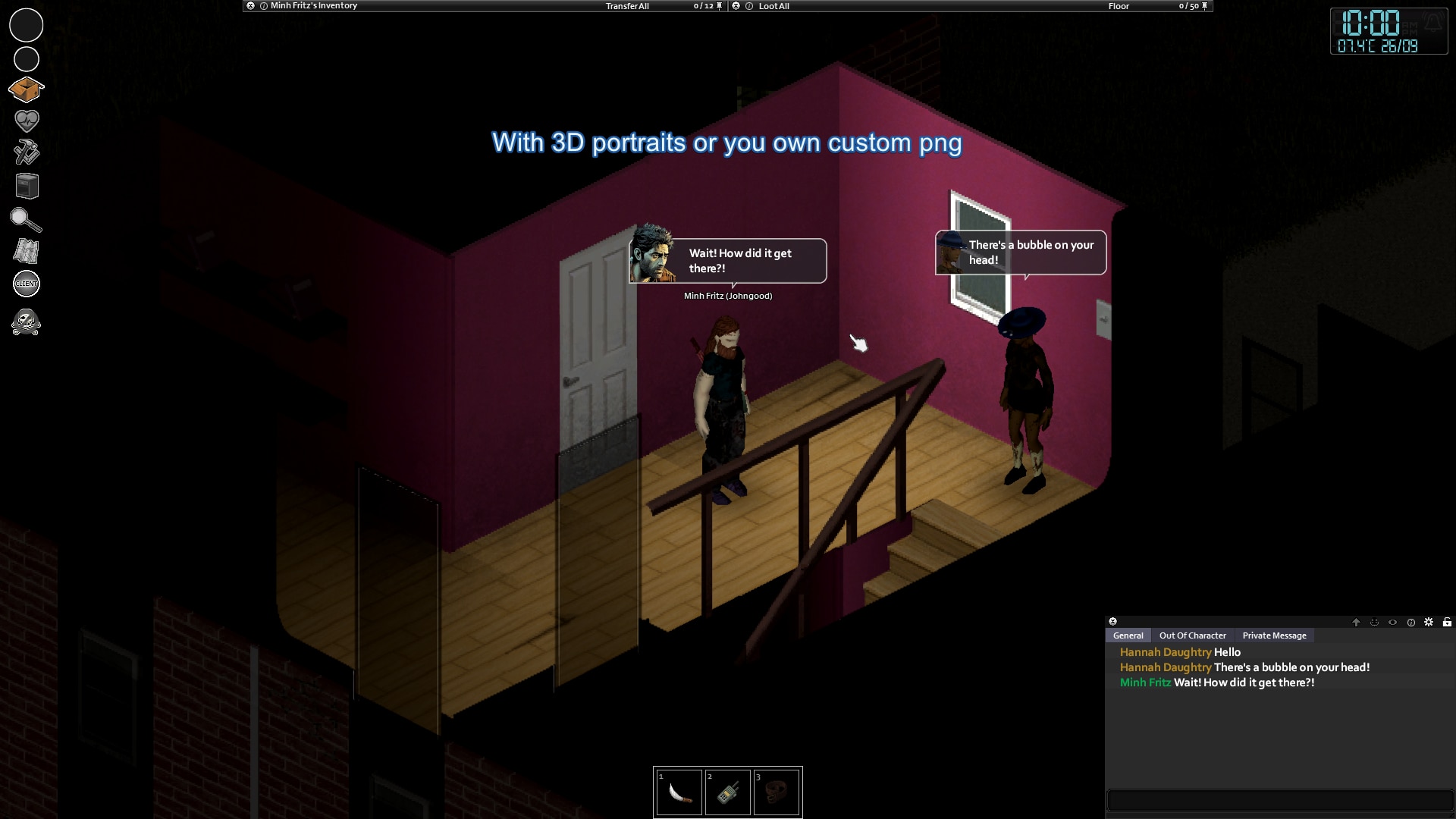 TICS: Total Immersive Chat System — screenshot 1
