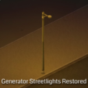 Generator Streetlights Restored [42.13]