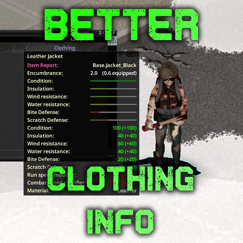 Better Clothing Info — screenshot 1