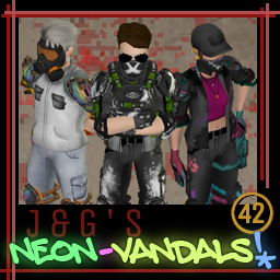 [J&G] Neon Vandals Uniform [B42/41]