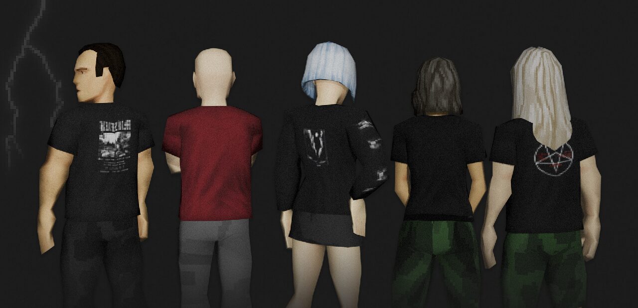 PEDRO ABBASI’s Black Metal T-shirt Pack — screenshot 2
