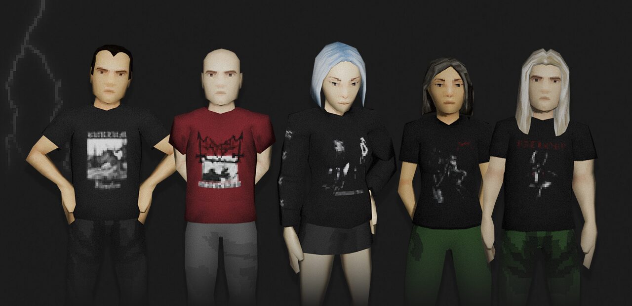 PEDRO ABBASI’s Black Metal T-shirt Pack — screenshot 1