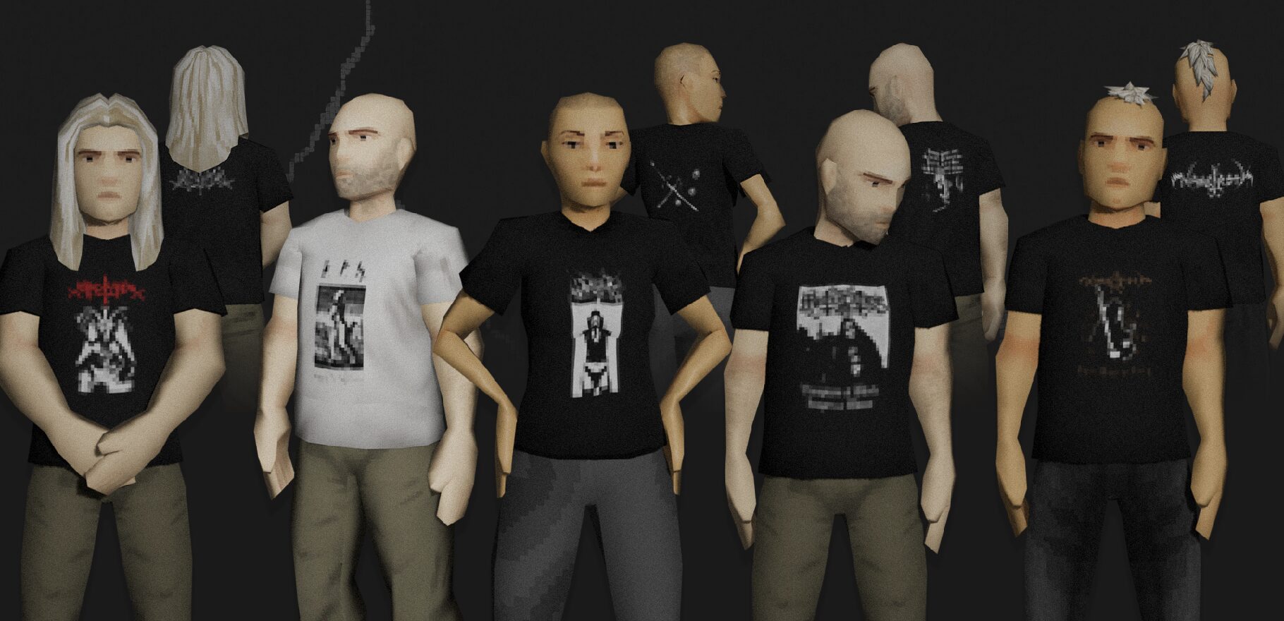 PEDRO ABBASI’s Black Metal T-shirt Pack — screenshot 4
