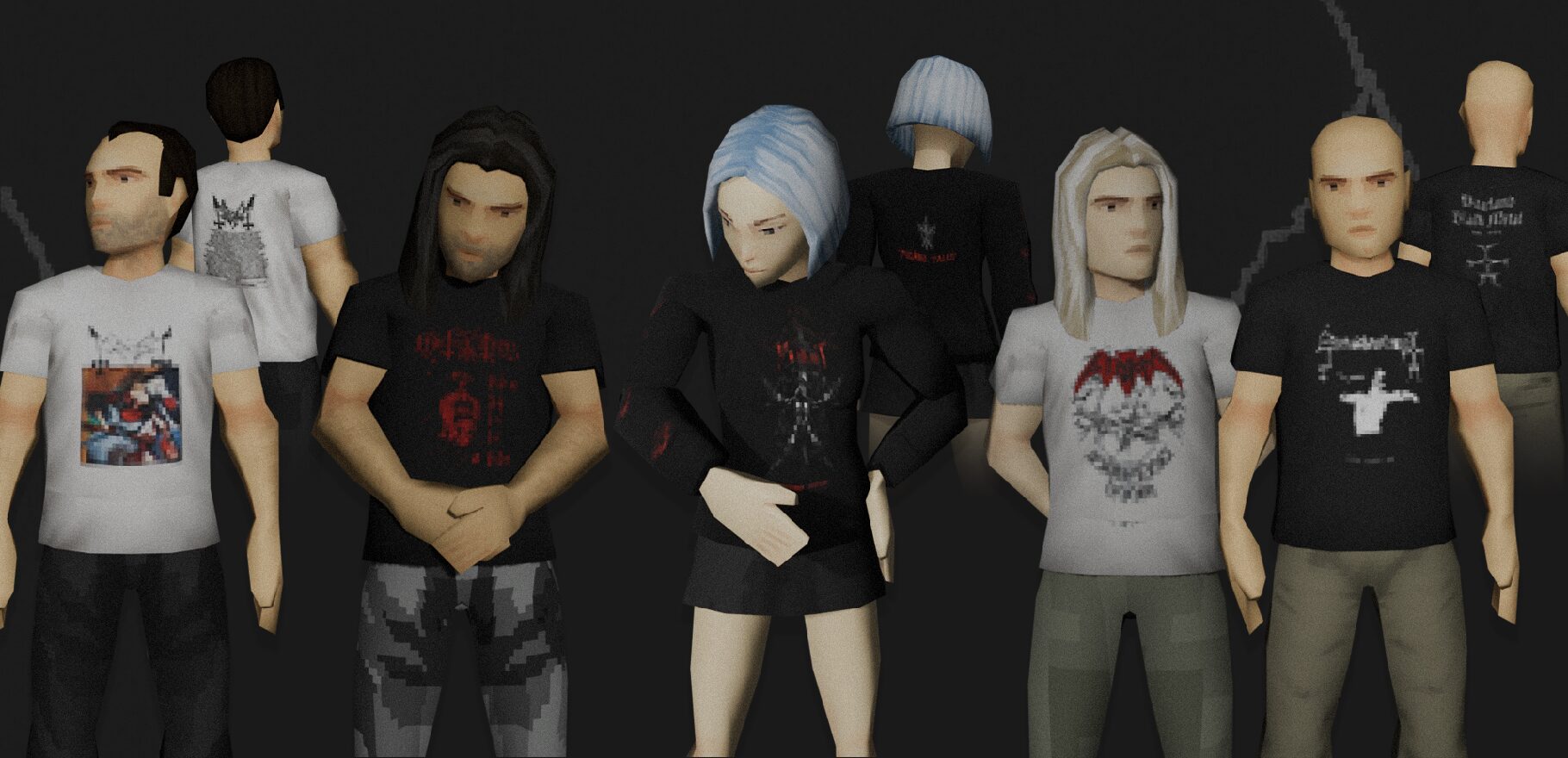 PEDRO ABBASI’s Black Metal T-shirt Pack — screenshot 3