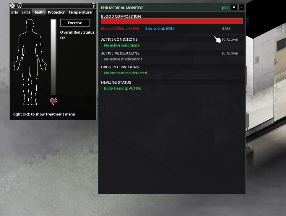 Extensive Health Rework B42 (no longer supported) — screenshot 2
