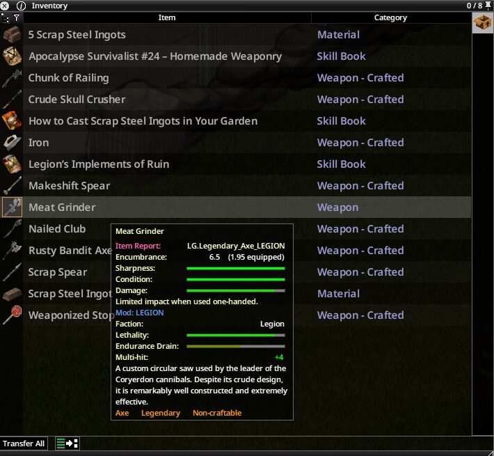 Legion Weaponry — screenshot 4
