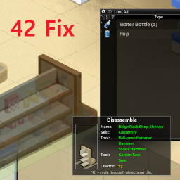 [B42] Disassemble Container With Items Fix