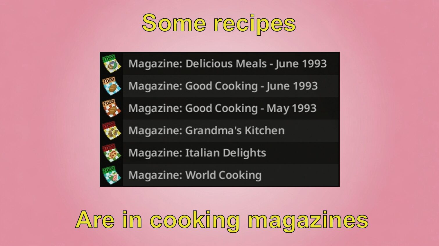 Vanilla Craftable Foods — screenshot 4