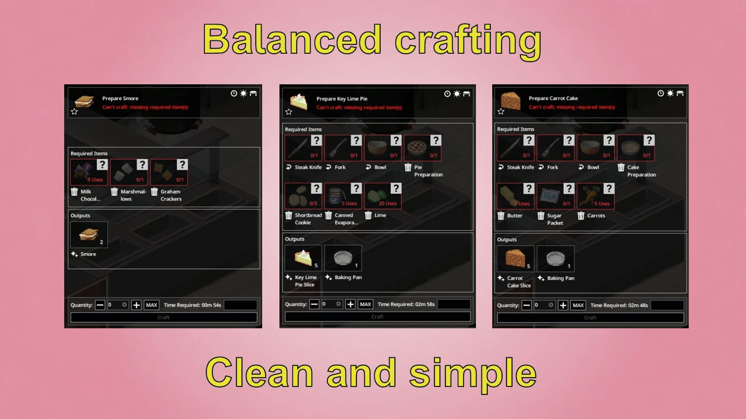 Vanilla Craftable Foods — screenshot 2