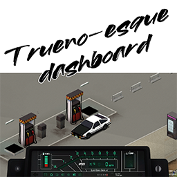 Retro Dashboard Digitals