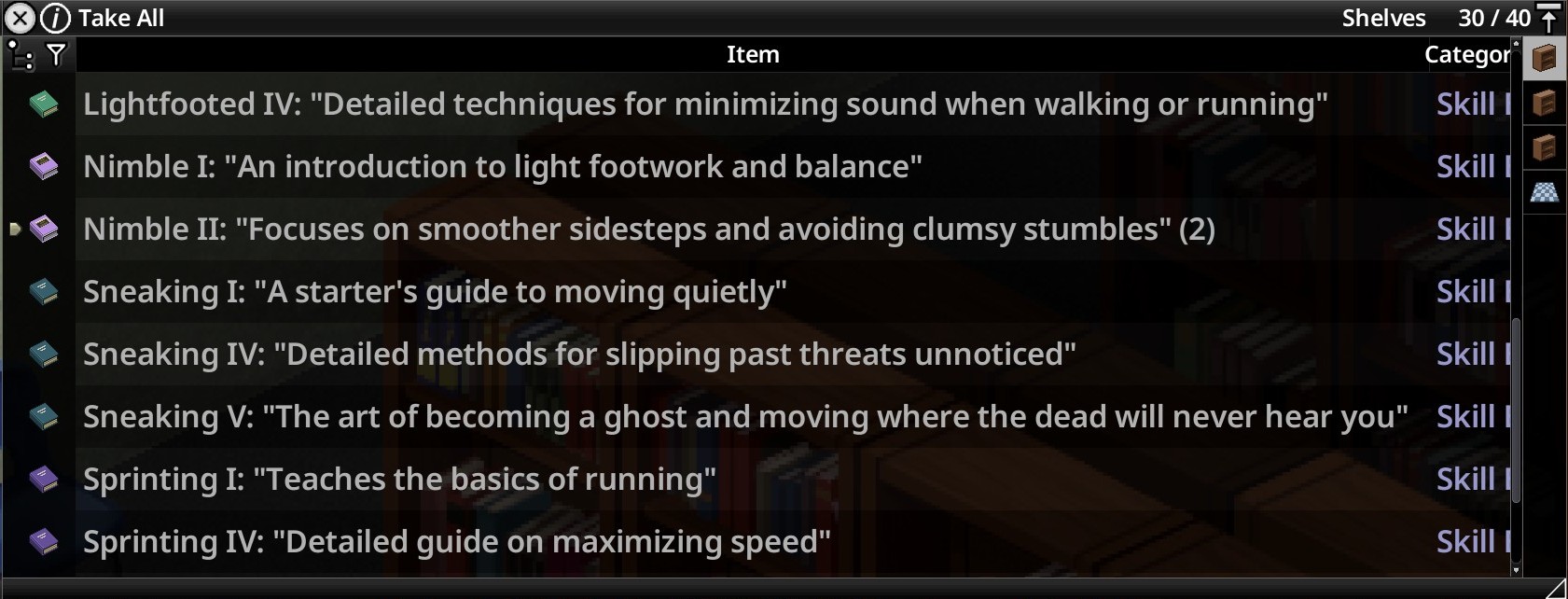 Skill Book Expansion — screenshot 1
