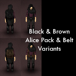 [B42] omnom’s Black & Brown Alice Pack & Belt