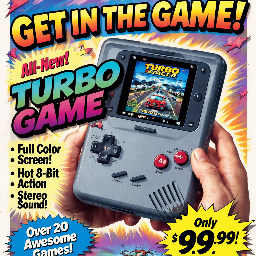Turbo Game! (Mini Games for The Handheld)