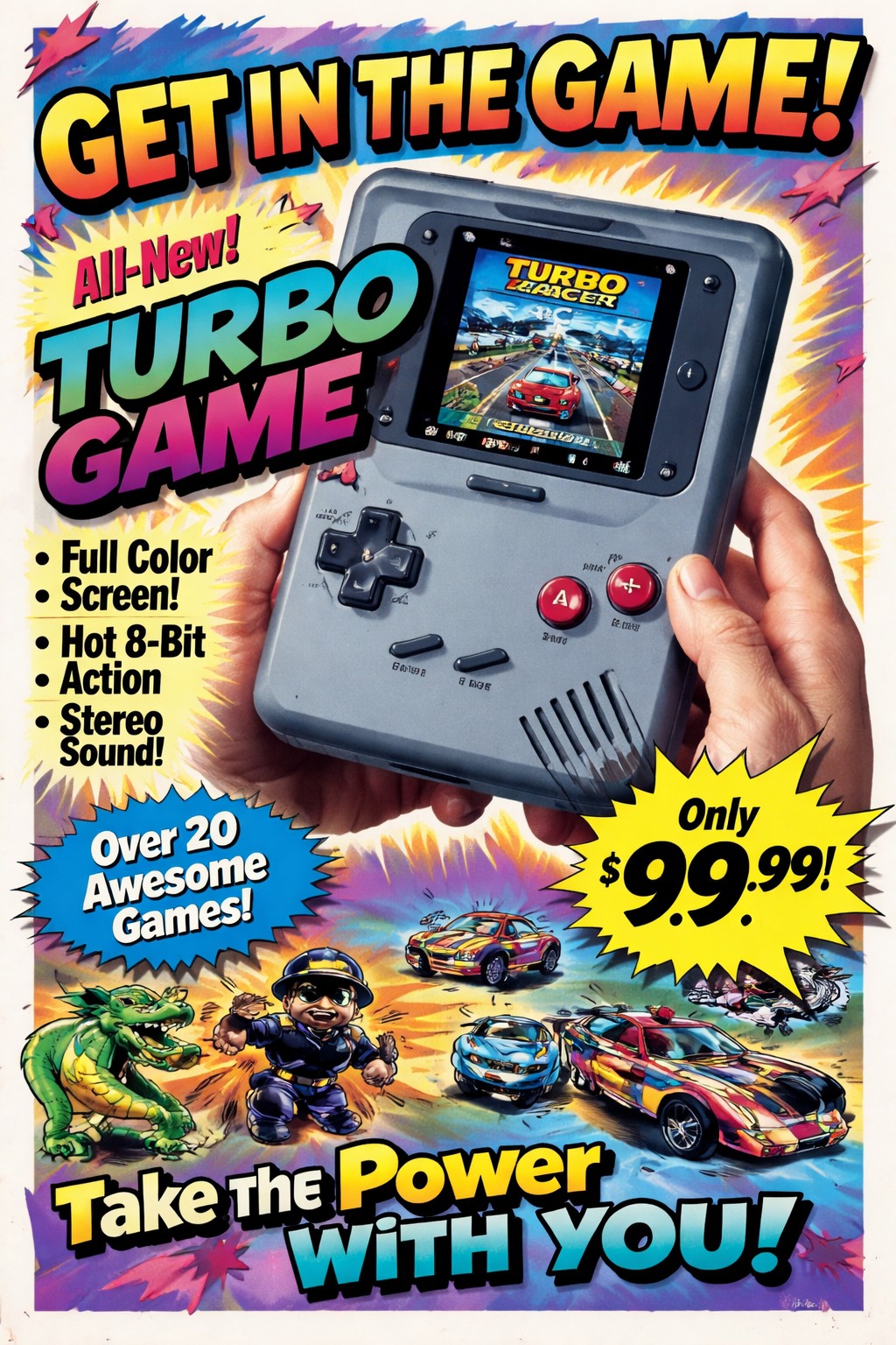 Turbo Game! (Mini Games for The Handheld) — screenshot 1
