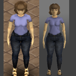 Pear-Shaped Female Body XL