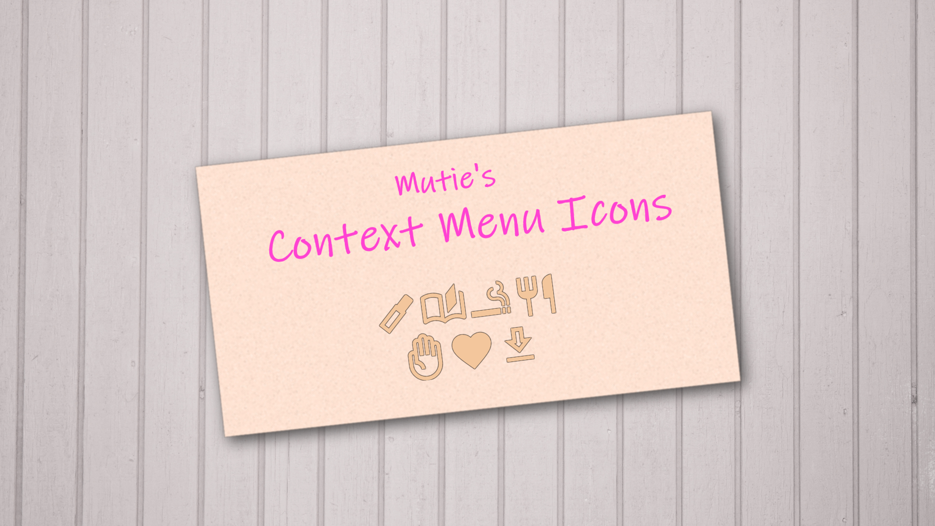 Mutie’s Context Menu Icons — screenshot 1