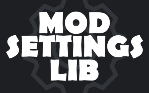 Mod Settings Lib