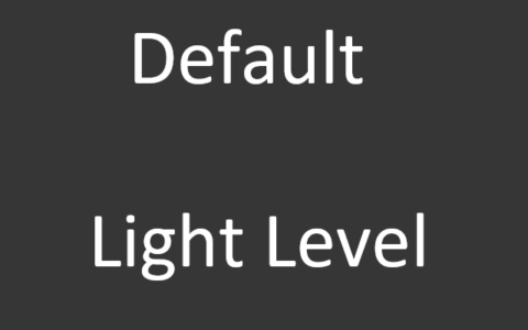 DefaultLightLevel