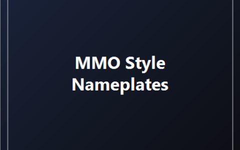 MMOStyleNameplateMod