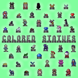 Colored Statues (Unfinished)