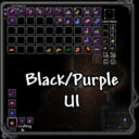Black/Purple Inventory and Minimap Border UI