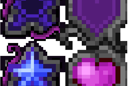 Black/Purple Health UI + Fancier Mana UI