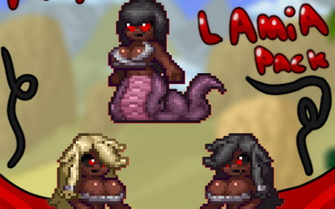 Lamia town npc + Basic lamias
