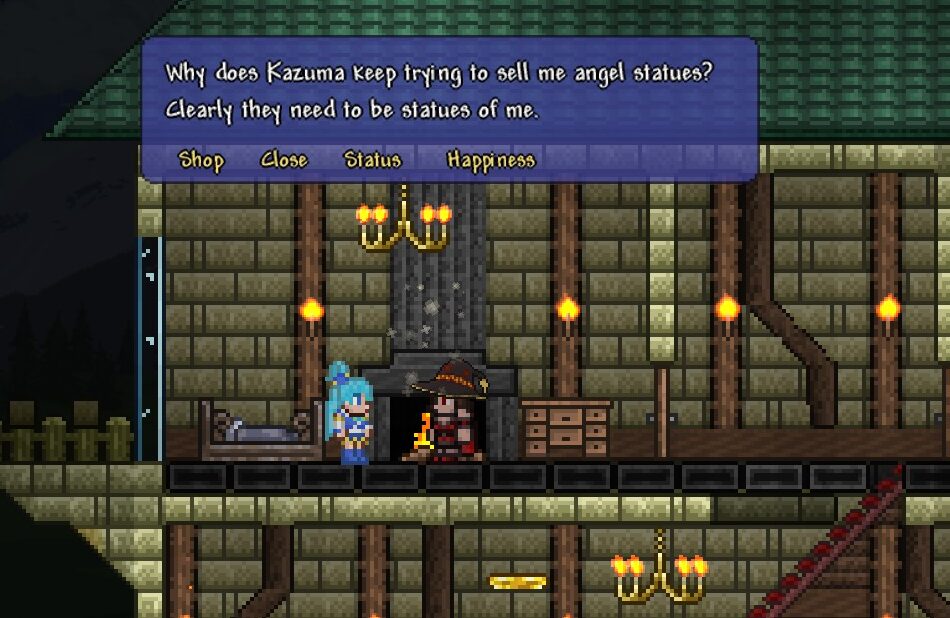 Dryad Aqua – Konosuba (Terraria 1.4.5) — screenshot 8