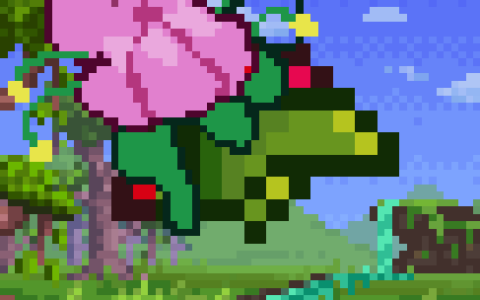 Jungle items with flowers!