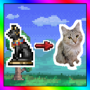 My Cat Over Bast Statue