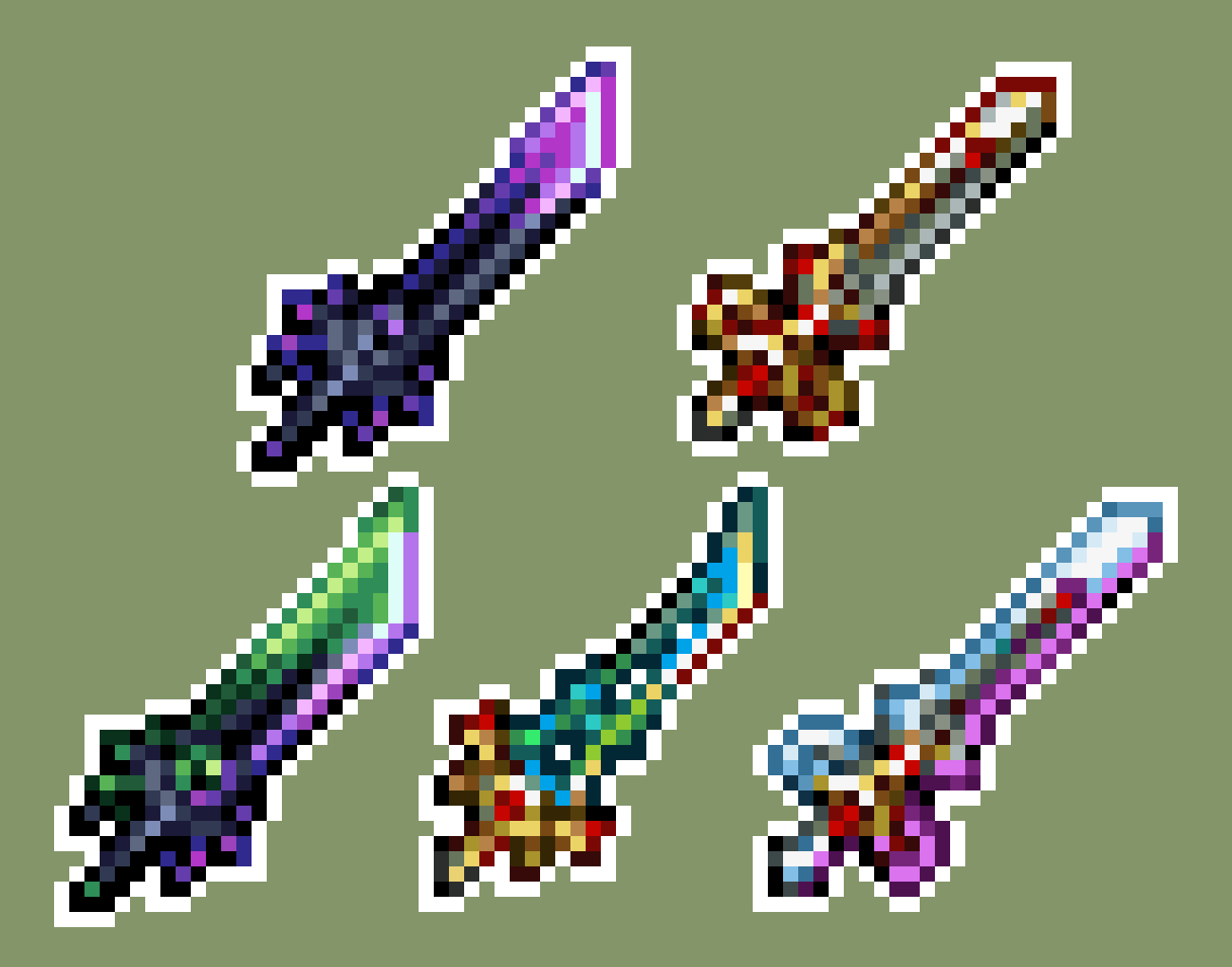 I resprited 5 swords — screenshot 1