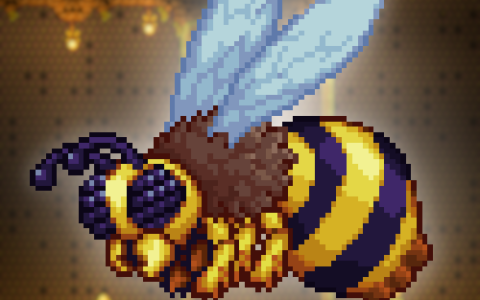 Fluffy Queen Bee