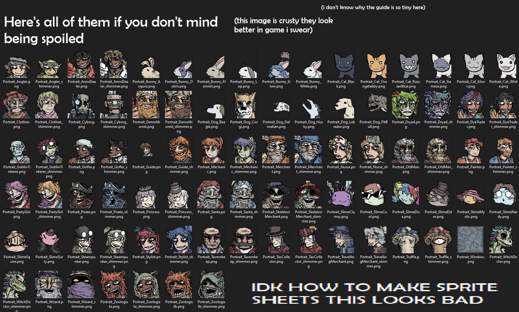 R. Ratos’ Grimy NPC Portraits — screenshot 5