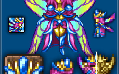 Wisteria Resprites EoL (Empress of Light) ONLY + Pet, Mask, Trophy & Relic