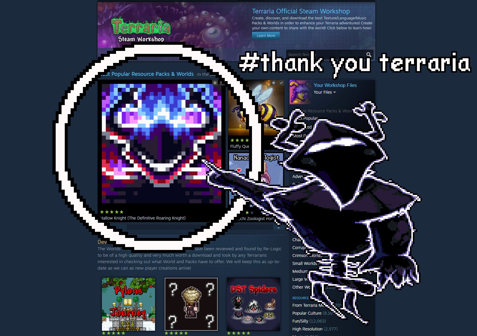 Hallow Knight (Terraria Styled Roaring Knight) — screenshot 5