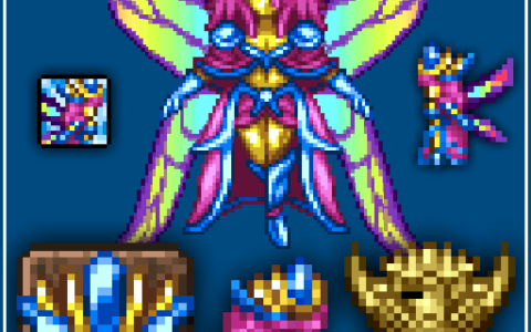 Wisteria Resprites EoL (Empress of Light) ONLY + Mask, Pet, Trophy & Uncolored Relic