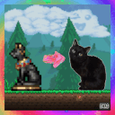 My cat became a bastet statue