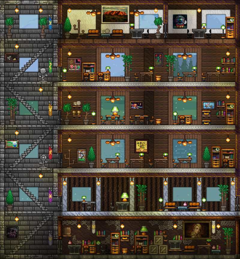 My 6 year old Terraria forever world! — screenshot 1