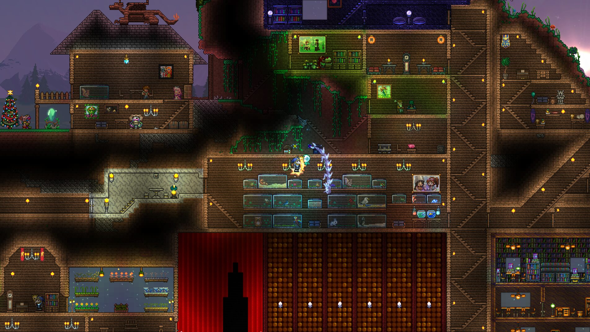 My 6 year old Terraria forever world! — screenshot 3