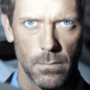 Dr House over nurse portrait