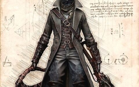 Bloodborne Hunter for Obsidian Armor