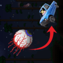 Asgore runs over Dess with his car